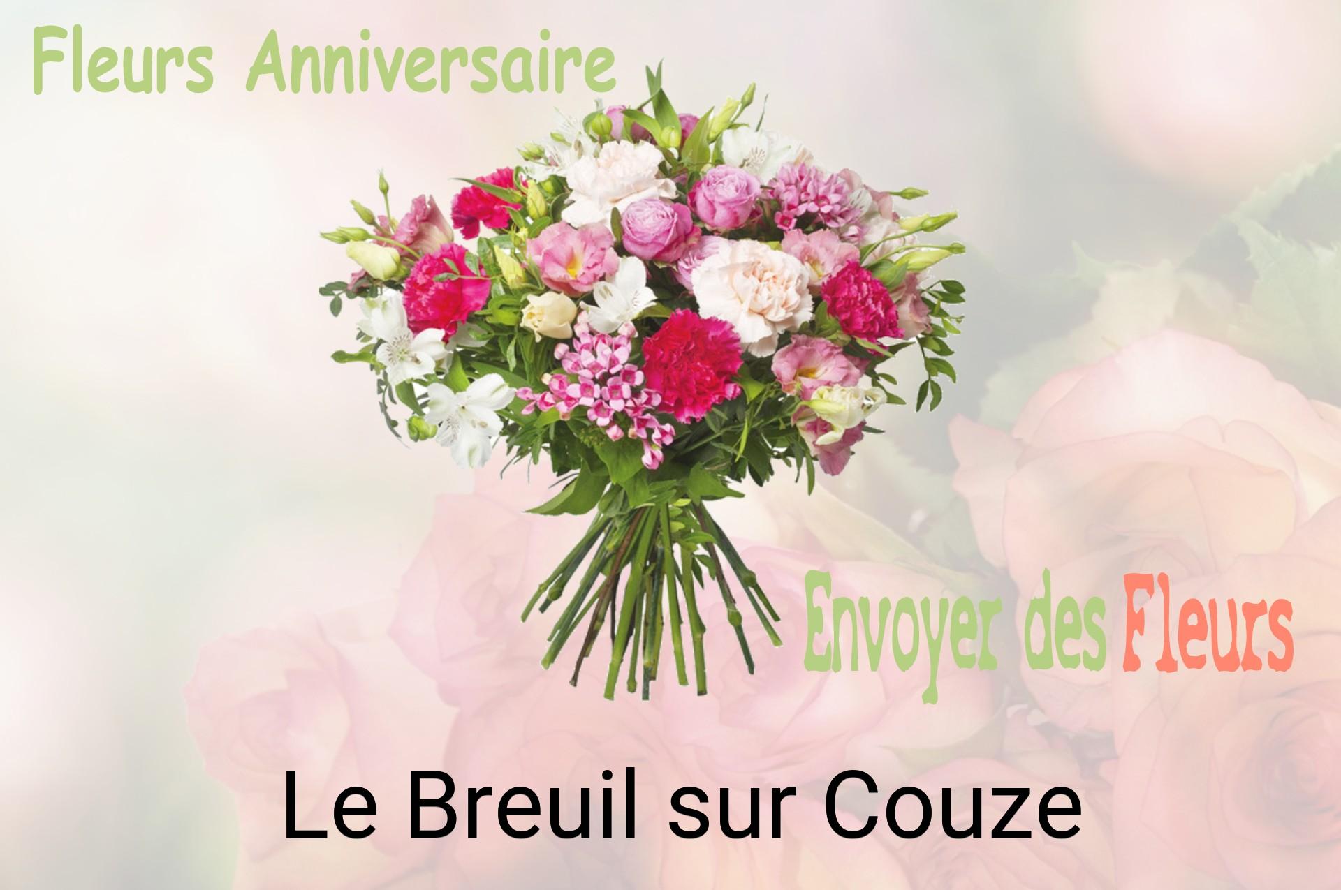 Bouquet de fleurs d’anniversaire livré à Le Breuil-sur-Couze