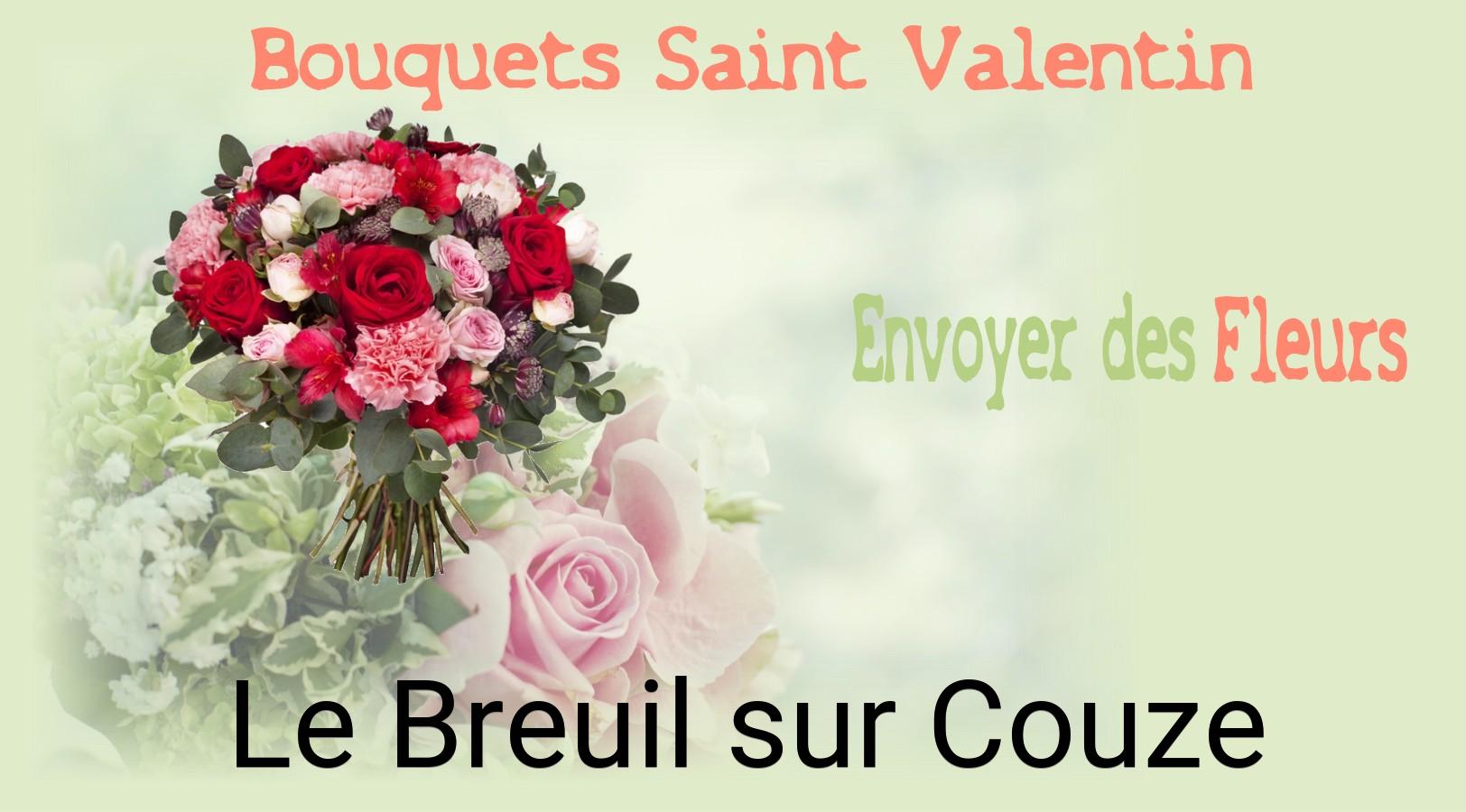 Roses de Saint-Valentin livrées à Le Breuil-sur-Couze